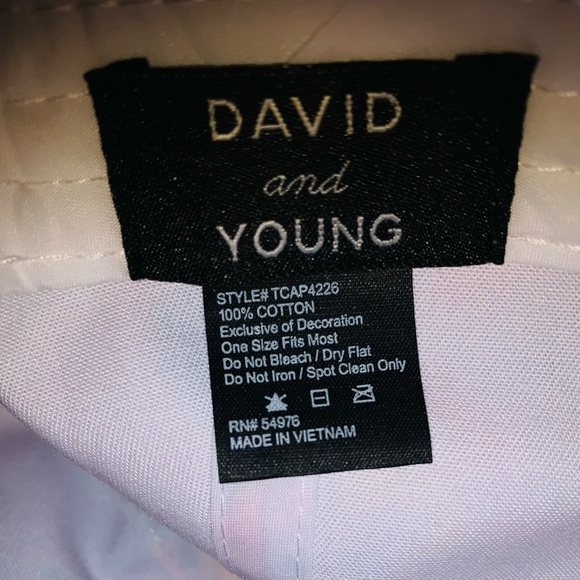 NWOT DAVID and YOUNG SASHA TIE DYE BASEBALL HAT🧢, Sz.OS, BNWOT - Picture 8 of 8